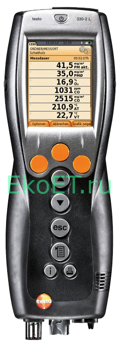 Газоанализатор Testo 330-1 LL. Вид снаружи